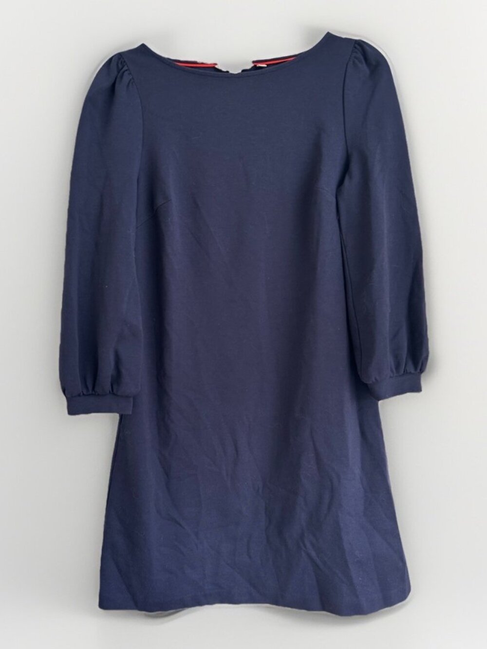 Boden Dress Womens 8 Navy Blue Tunic Career Business Minimal Easy Care
